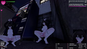 Secret flasher manaka quests in city voyeur game