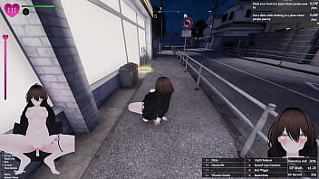 Secret flasher manaka quests in city voyeur game