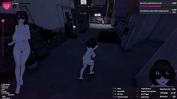 Secret flasher manaka quests in city voyeur game