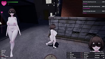 Secret flasher manaka quests in city voyeur game