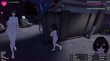 Secret flasher manaka quests in city voyeur game