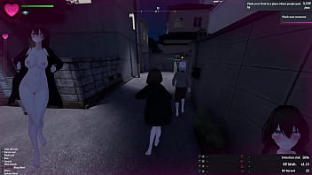 Secret flasher manaka quests in city voyeur game