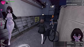Secret flasher manaka quests in city voyeur game