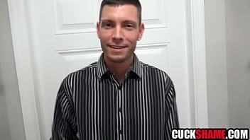 Cuckold husband invites guy from tider to fuck his wife