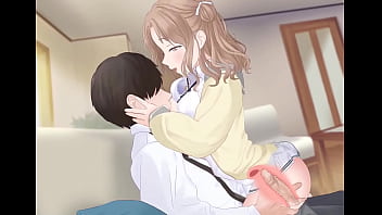 Chica folla a un chico timido