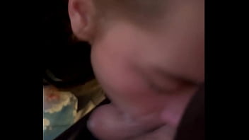 Early morning blowjob cum swallow