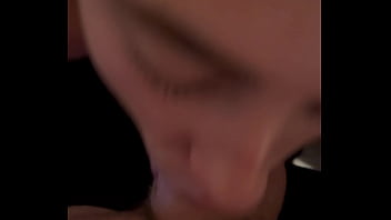 Early morning blowjob cum swallow