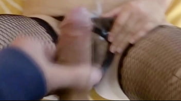 I get 10 big cumshots in my pussy stepson's friends fill me with cum