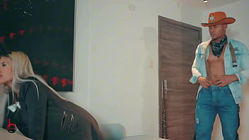 Hardcore interracial on halloween night with petite and bbc brandon cruz