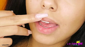 Timeless brunette beauty naked close up