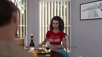 My bimbo dream #07 "accidentally" spill water over stepmom's shirt so i can see her beautiful massive fake tits