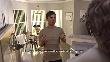 My bimbo dream #07 "accidentally" spill water over stepmom's shirt so i can see her beautiful massive fake tits