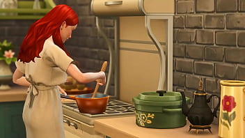 Harry meets fleur and fucks her in his new flat