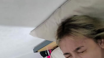 I offer new lingerie to my wife she sucks me off as a reward but doesn't want to swallow my cum