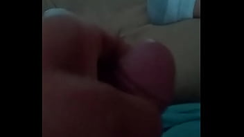 Hard dick handjob