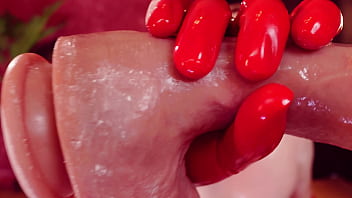 Nitrile and latex rubber gloves blowjob fetish arya grander