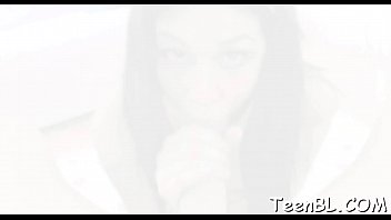 Sex appeal maid enjoys shaking her shapes