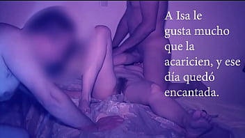 Isa swinger juega con dos amigos