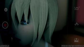 Master Dan Cute Blonde Gives The Roughest Sloppiest Animated Blowjob Ever Kingdom Hearts thumbnail