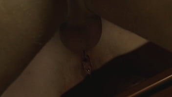 Business exec tiffany doll plugs ass with toys and spunk spraying dick