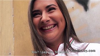 Dude anal fucks russian babe from public