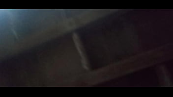 Itsmedmoney stands on train tracks under a bridge and whips out his cock and renee19781 gladly drops down and stokes his dick before he uses her mouth like a pussy