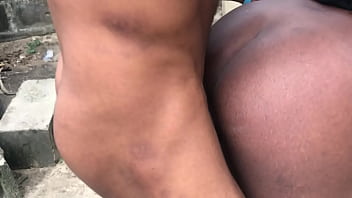 Outdoor sex close to the wellspring with booty barbie