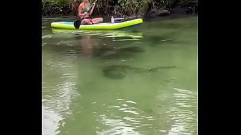 Yesterday i got to paddle beside this big girl for most of the river so fun hanging out with manatees Yesterday i got to paddle beside this big girl for most of the river so fun hanging out with manatees