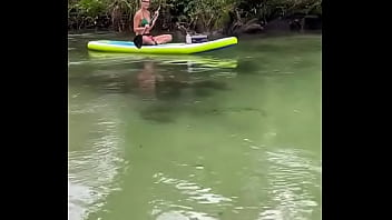 Yesterday i got to paddle beside this big girl for most of the river so fun hanging out with manatees