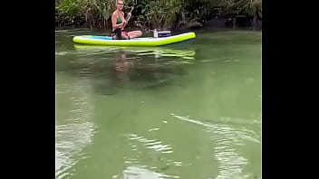Yesterday i got to paddle beside this big girl for most of the river so fun hanging out with manatees