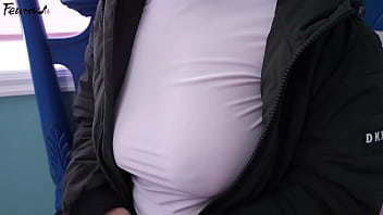 Korea busty girlfriend role playing in black stockings