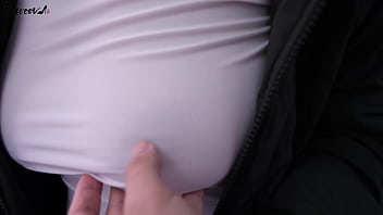 Korea busty girlfriend role playing in black stockings