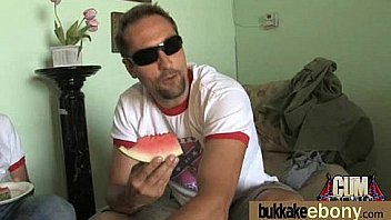 Busty black babe bubble bath group cocksuck 21