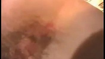 Hairy chick pleasing her dirty pussy