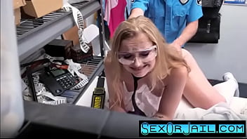 Caught teen fucked hardcore by a cop