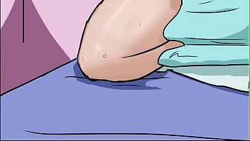 Dibujo rápido de una chica pelirroja desnuda con una toalla