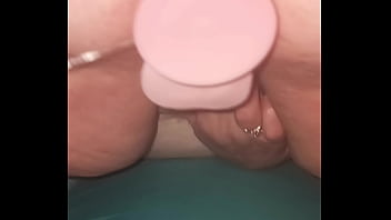 Mrnmrsfucks4u filling both holes playing with toys filling my ass and pussy