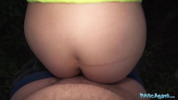 She jogs passed and fucks me public agent