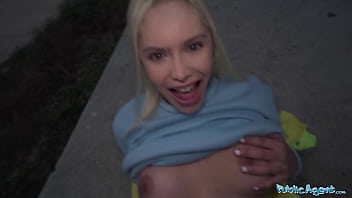 She jogs passed and fucks me public agent