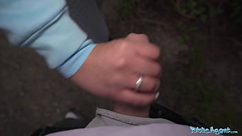 She jogs passed and fucks me public agent