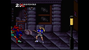 Two gangster babes up spiderman