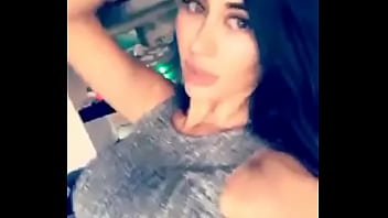 Sexy curvy brunette showing off me