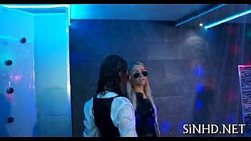 Seductive and moist partying