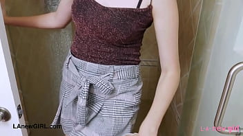 Amazing hot model enjoys a sensual bath