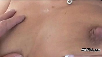 Horny milf cheats on her husband for the first time