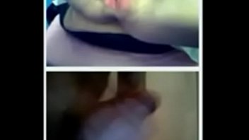 Webchat 17 hairy pussy and my dick with cum