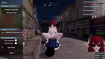 Secret Flasher Manaka Walking In The City Voyeur Game thumbnail