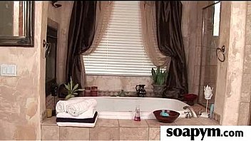A very hot soapy handjob 7