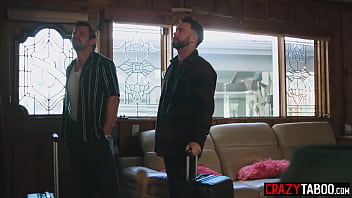 Horny asian babe swallowed big cock and seduced two strangers into hardcore sex