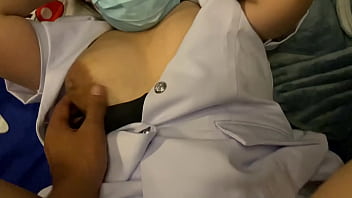 When nurse need cum on her facial